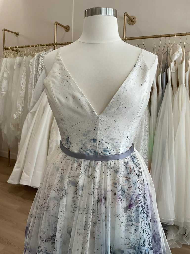 Leanne Marshall - Gabrielle Hand-Dyed Splatter Purple/Blue (14) - Image 3