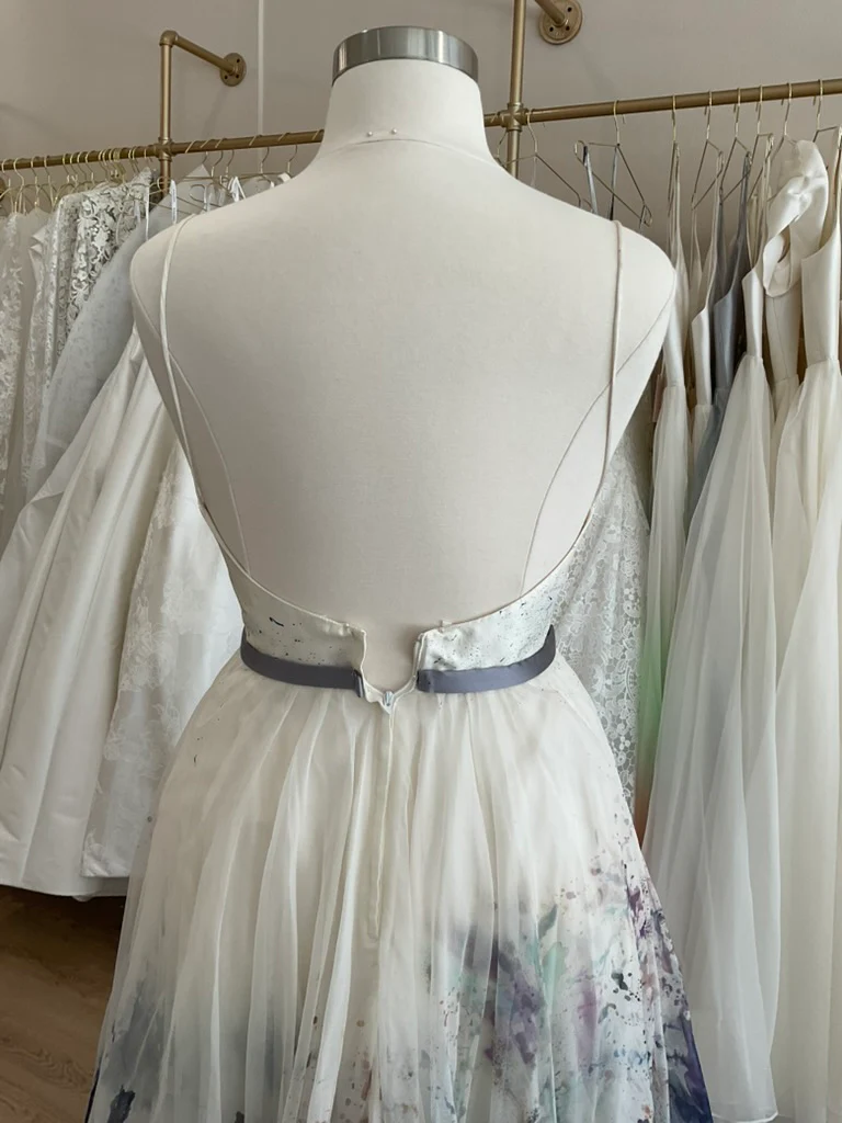 Leanne Marshall - Gabrielle Hand-Dyed Splatter Purple/Blue (14) - Image 6