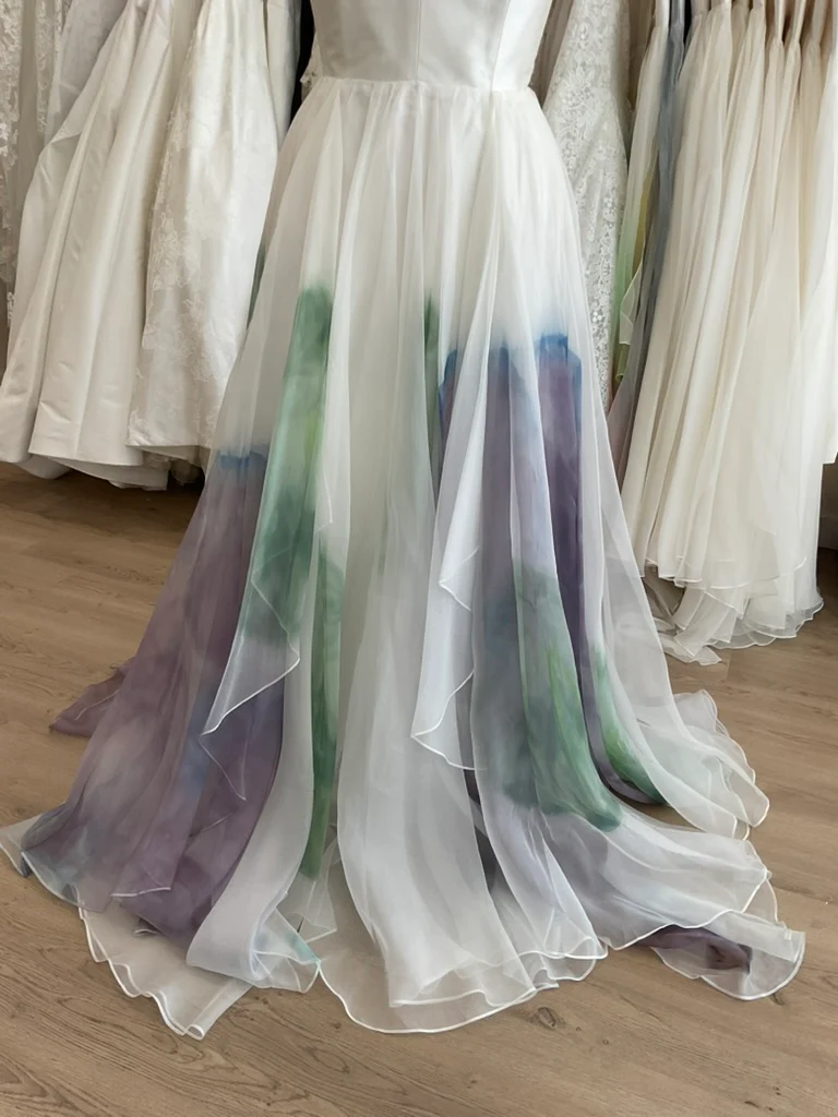 Leanne Marshall - Gabrielle Hand-Dyed Teal/Purple/Blue (14) - Image 4