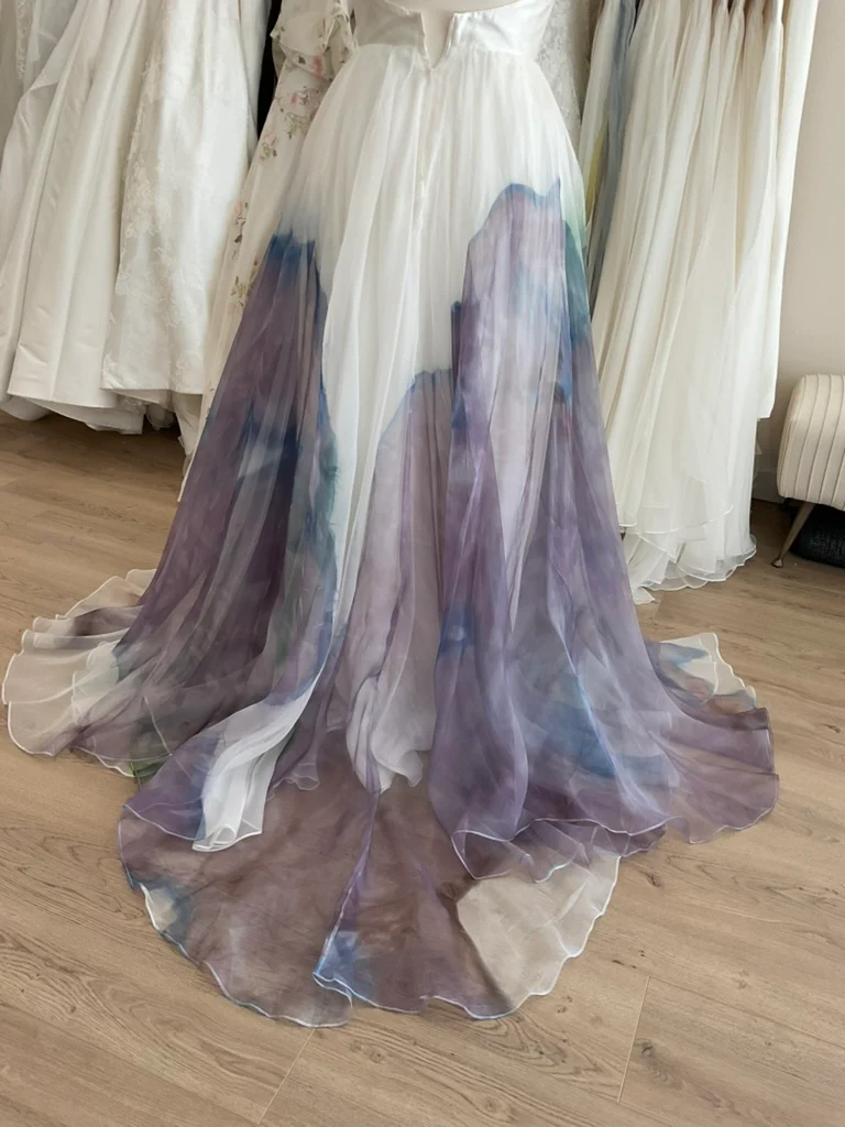 Leanne Marshall - Gabrielle Hand-Dyed Teal/Purple/Blue (14) - Image 7