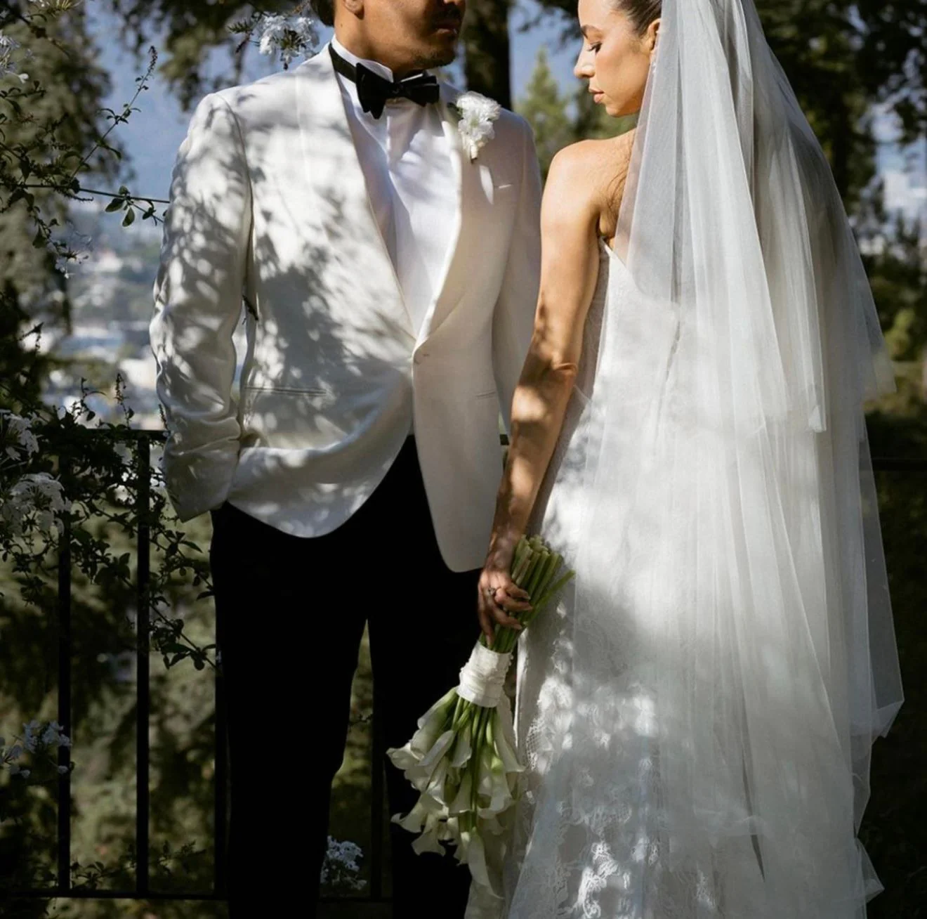 Liz Martinez veil  - Silk Tulle Cathedral veil - Image 2