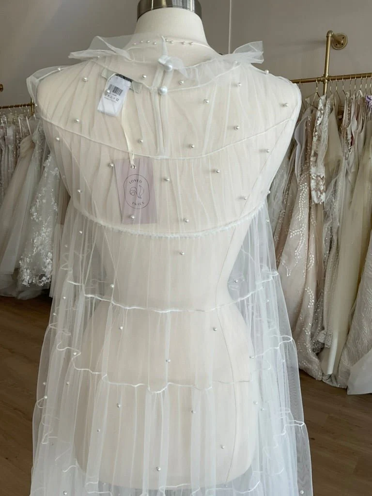 Untamed Petals - Rosey Pearl High Collar Gown (L) - Image 5